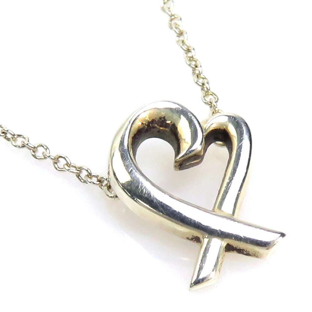 Tiffany Co Loving Heart Necklace Sterling Silver